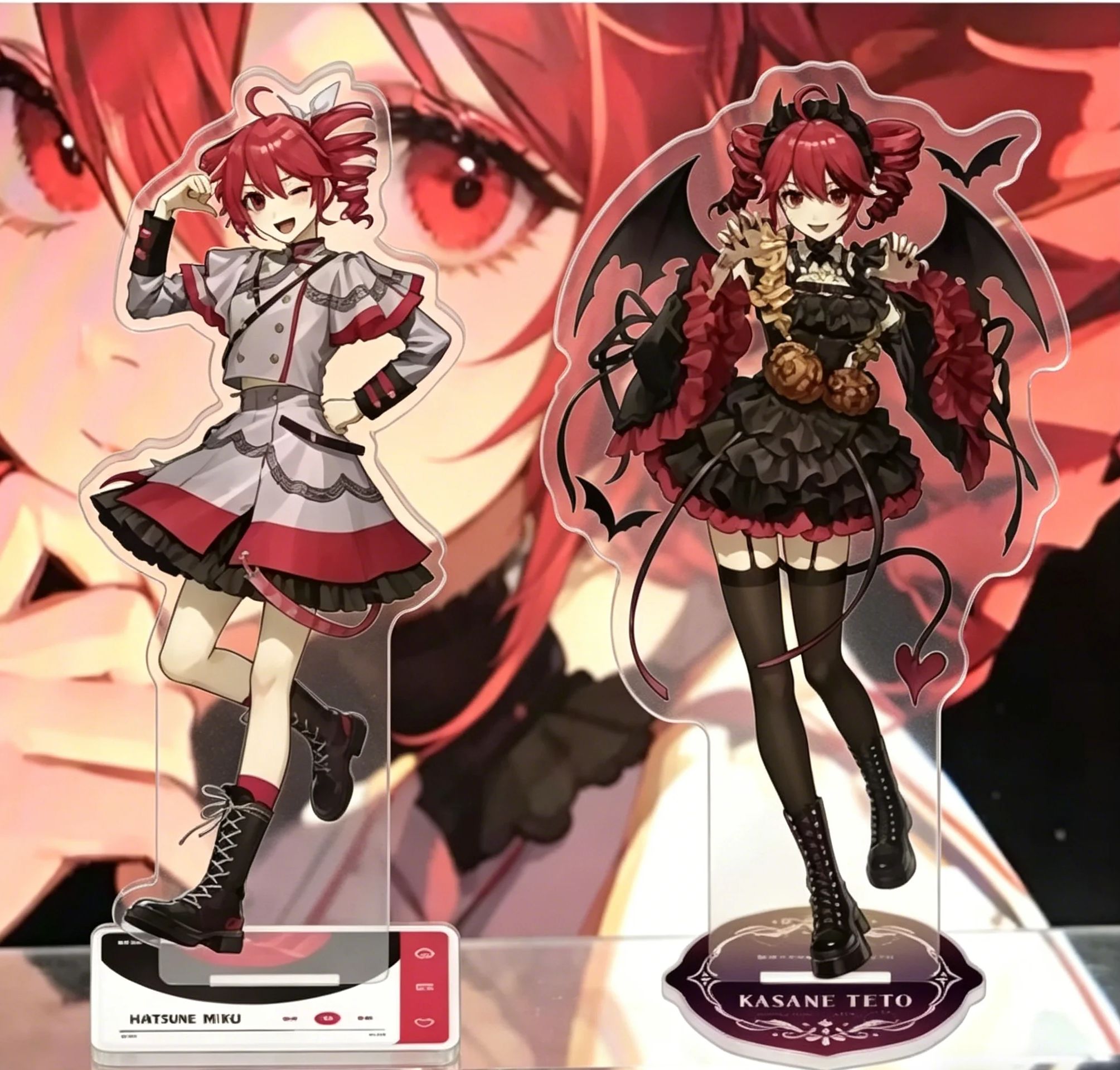 Unique Anime Merchandise - แท่นอะคริลิคซีรีส์ Teto รุ่นพิเศษ แผ่นตั้งโชว์สองด้าน สินค้าอนิเมะ ของสะสม