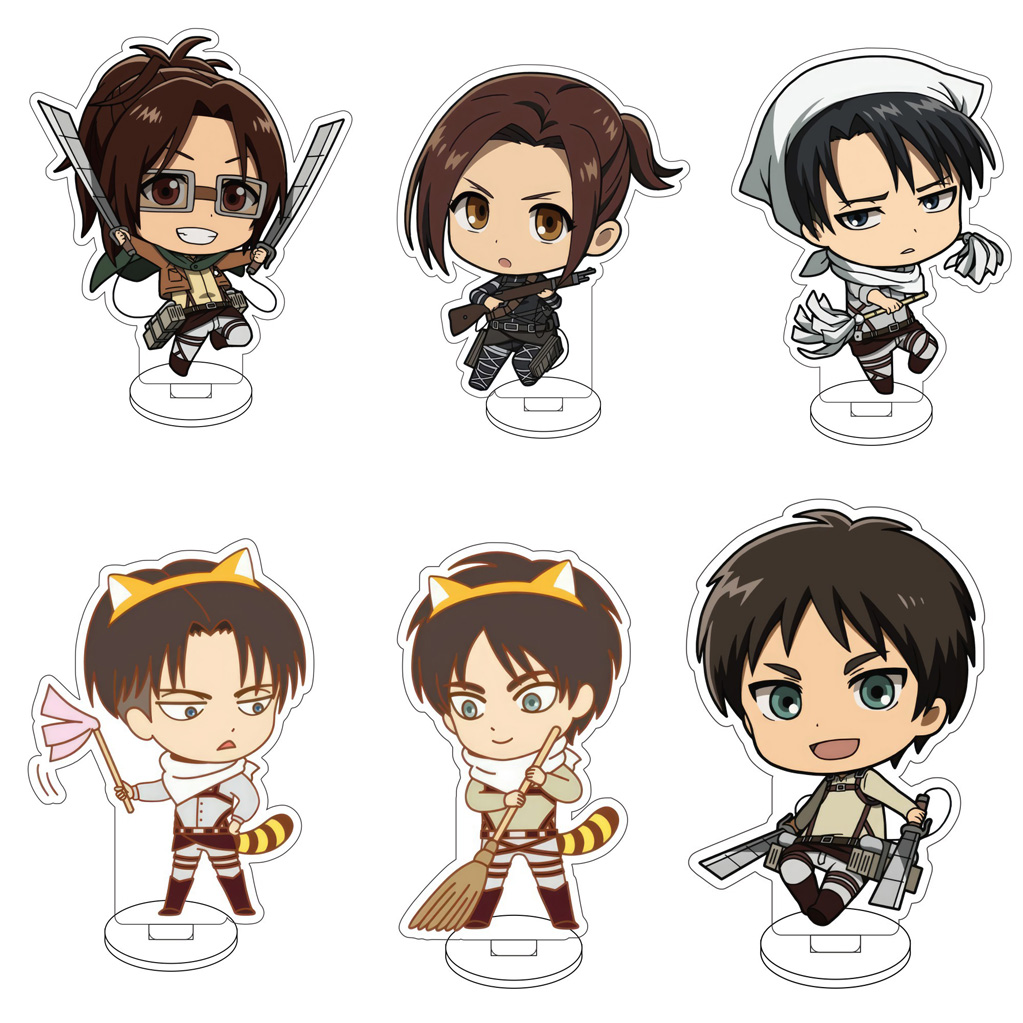 Anime Merchandise Toys - ฟิกเกอร์อะคริลิก Attack on Titan ขนาด 10