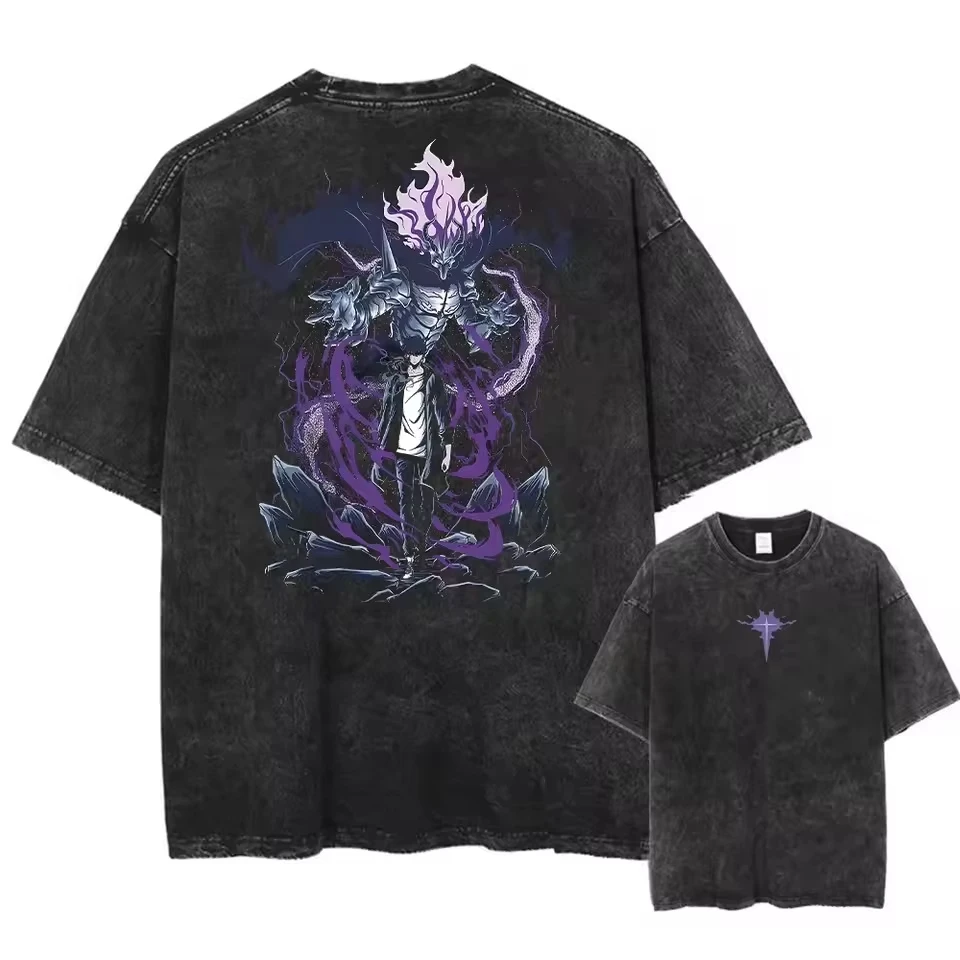 เสื้อยืดลายกราฟิกอนิเมะ Solo L - Anime Merchandise Solo Leveling บทวิจารณ์และราคา
