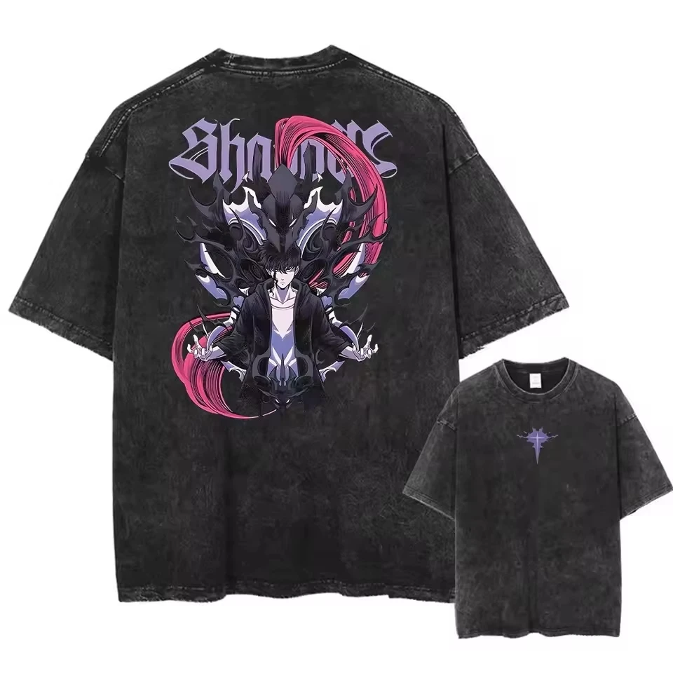 เสื้อยืดลายกราฟิกอนิเมะ Solo L - Anime Merchandise Solo Leveling บทวิจารณ์และราคา
