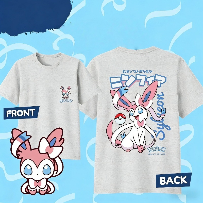 2026 ฤดูร้อนอะนิเมะ SYLVEON ผ้ - Anime Merchandise Men บทวิจารณ์และราคา