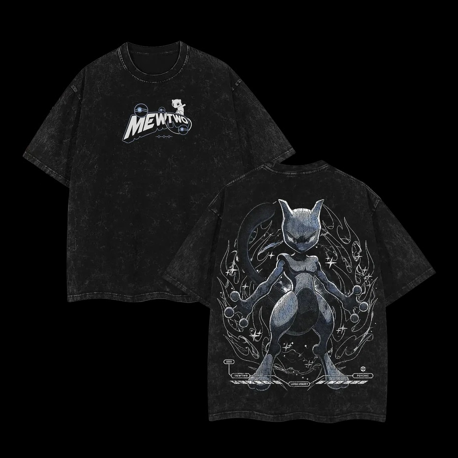 เสื้อยืดอนิเมะลาย Gyarados Mew - Anime Merchandise Men บทวิจารณ์และราคา