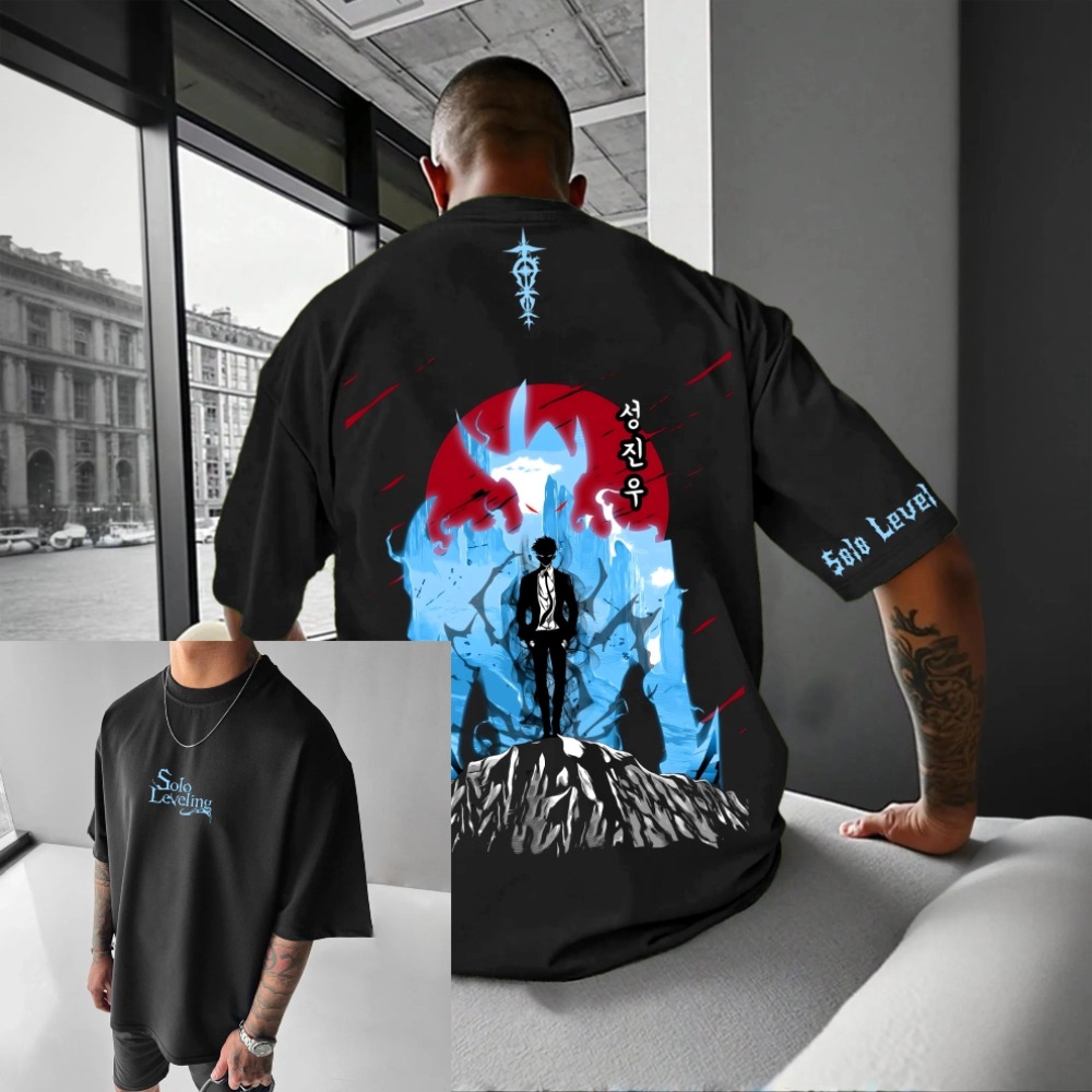 เสื้อยืดพิมพ์ลายอนิเมะ Solo Le - Anime Merchandise Solo Leveling บทวิจารณ์และราคา