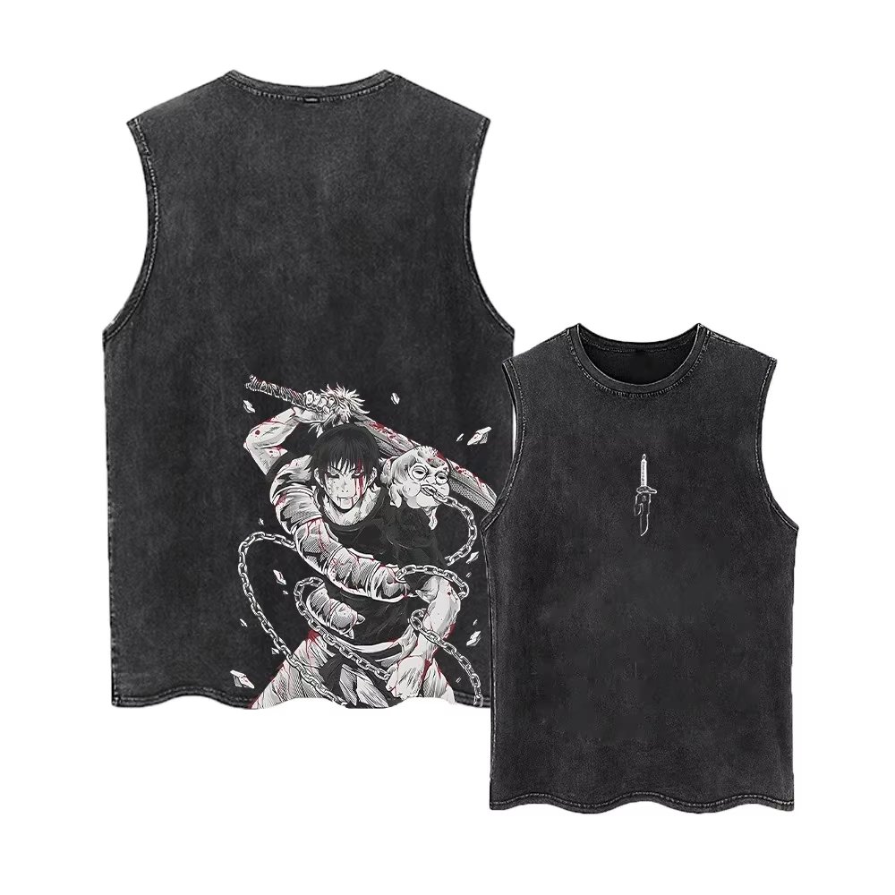 เสื้อกล้ามลายอนิเมะ Jujutsu Ka - Anime Merchandise Men บทวิจารณ์และราคา